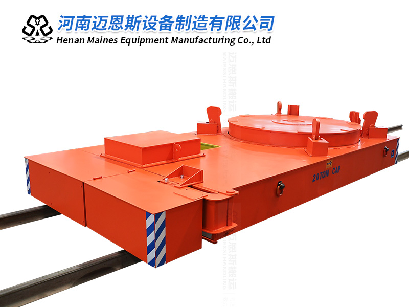 低壓軌道供電 硅包轉(zhuǎn)運車 載重20噸